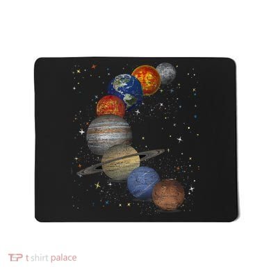 Galaxy Planets Sun Universe Outer Space Science Mousepad
