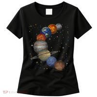 Galaxy Planets Sun Universe Outer Space Science Women's T-Shirt thumb 0