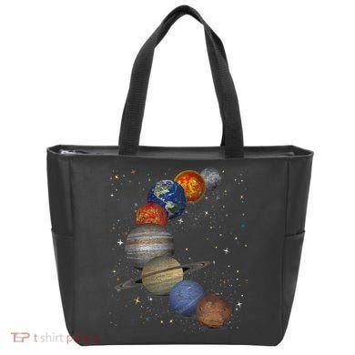 Galaxy Planets Sun Universe Outer Space Science Tote Bag