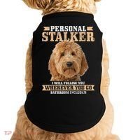 Goldendoodle Personal Stalker Funny Golden Doodle Mom Doggie Tank thumb 0
