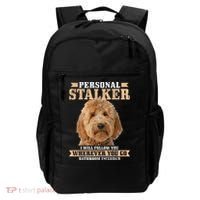 Goldendoodle Personal Stalker Funny Golden Doodle Mom Backpack thumb 0