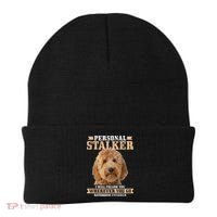 Goldendoodle Personal Stalker Funny Golden Doodle Mom Beanie thumb 0