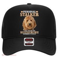 Goldendoodle Personal Stalker Funny Golden Doodle Mom Hat thumb 0