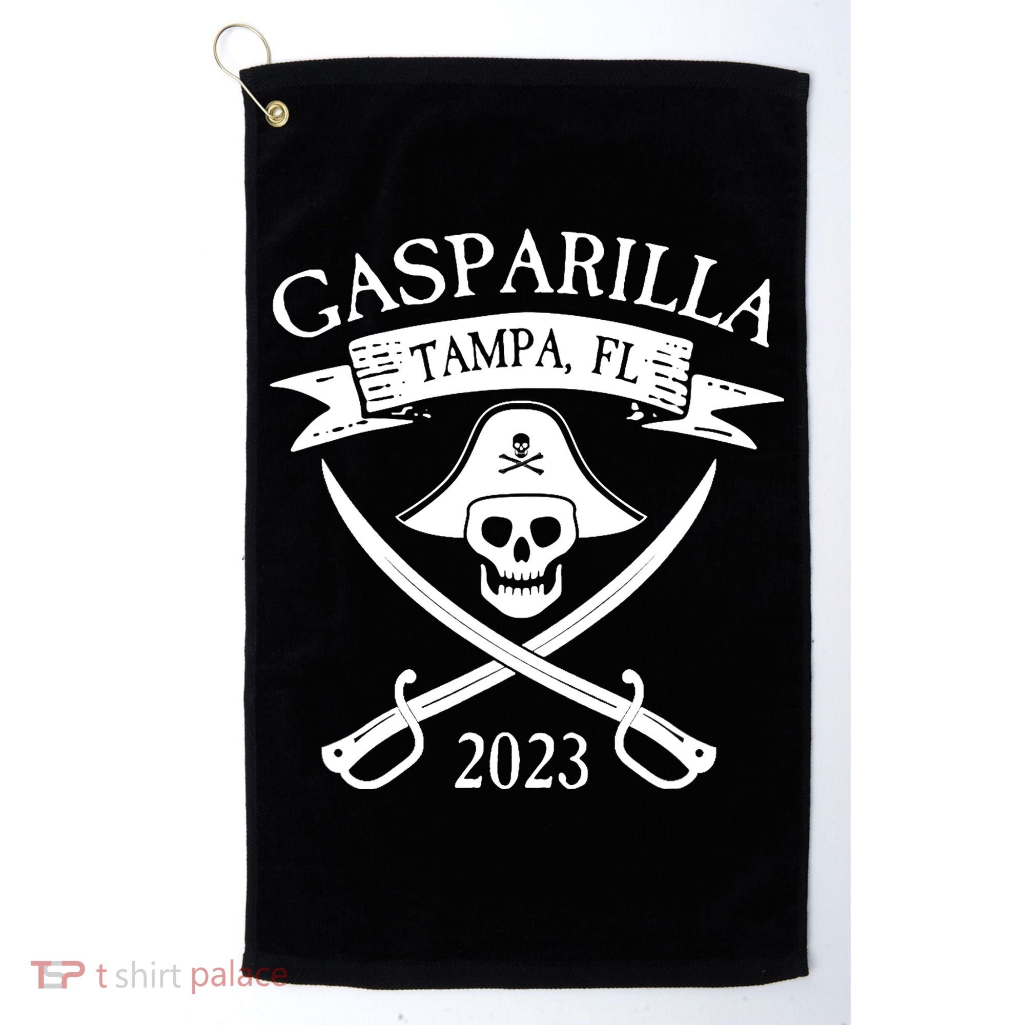 Gasparilla Pirate Souvenir Tampa Parade Florida Gasparilla Golf Towel