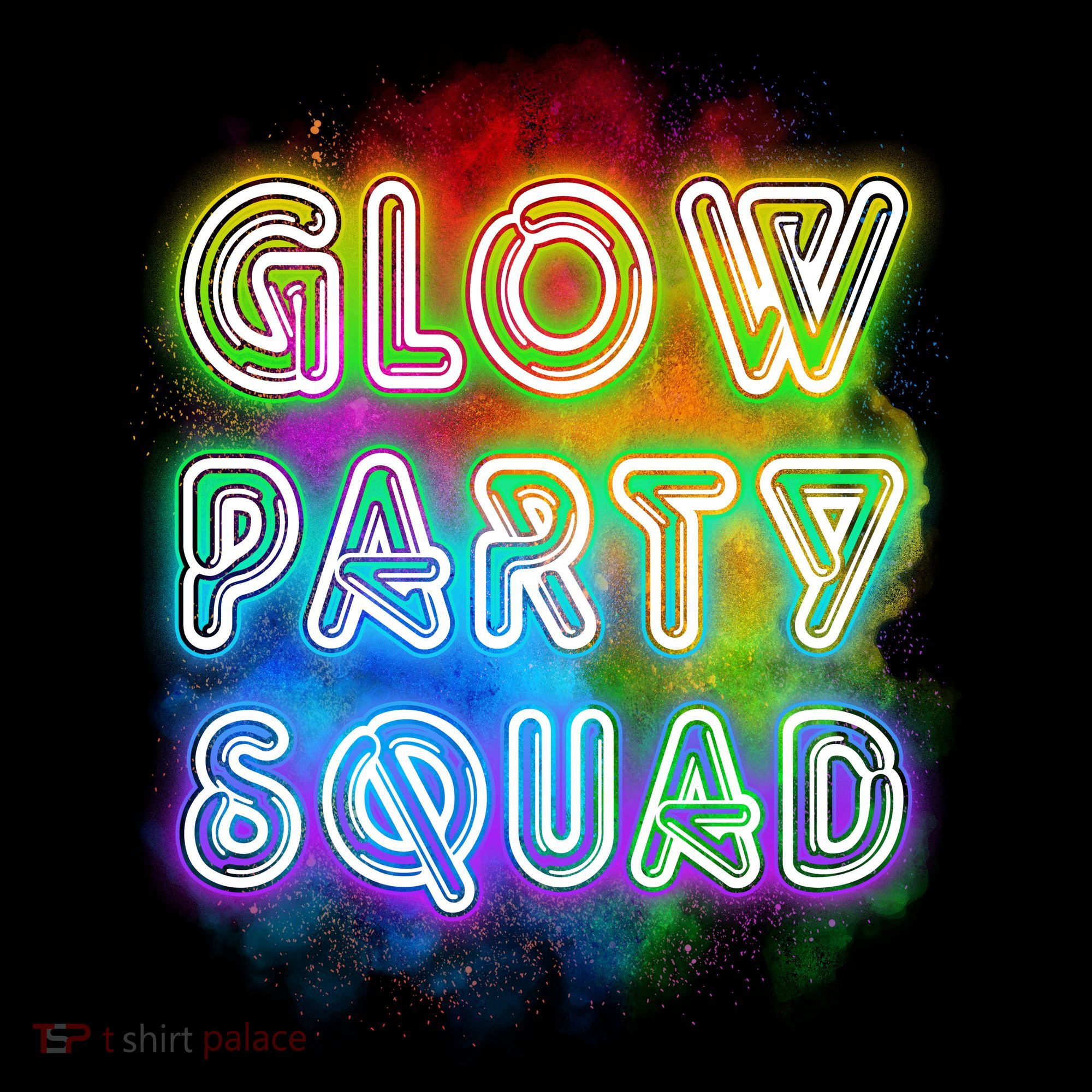 Glow Party Squad Doggie Tank
