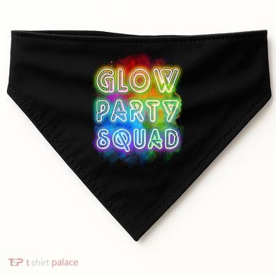 Glow Party Squad USA-Made Doggie Bandana