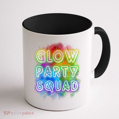 Glow Party Squad Coffee Mug back