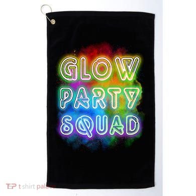 Glow Party Squad Golf Towel