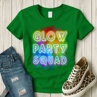 Glow Party Squad Women's T-Shirt thumb 3