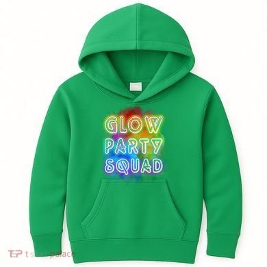 Glow Party Squad Kids Hoodie