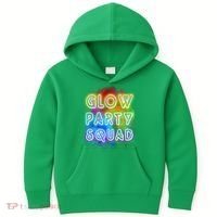 Glow Party Squad Kids Hoodie thumb 0