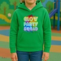 Glow Party Squad Kids Hoodie thumb 3