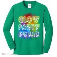 Glow Party Squad Kids Long Sleeve Shirt thumb 0