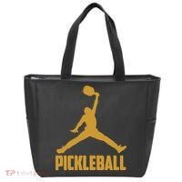 Gold Pickleball Sports Logo Tote Bag thumb 0