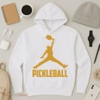 Gold Pickleball Sports Logo Hoodie thumb 3