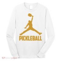 Gold Pickleball Sports Logo Long Sleeve Shirt thumb 0
