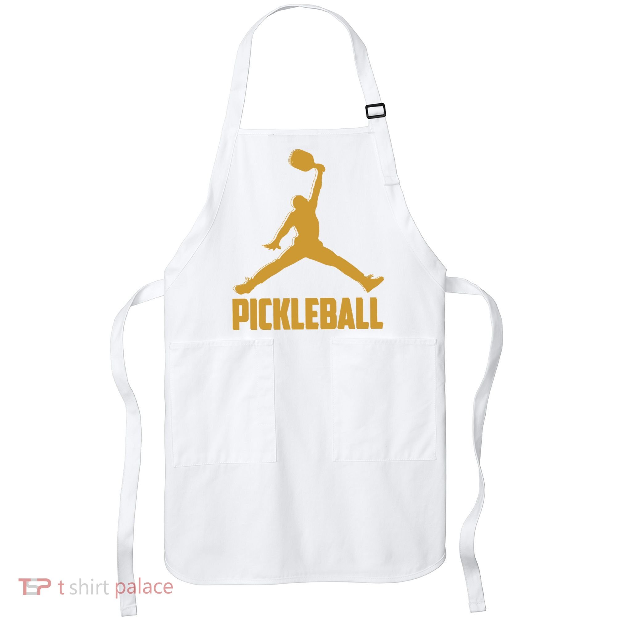 Gold Pickleball Sports Logo Apron
