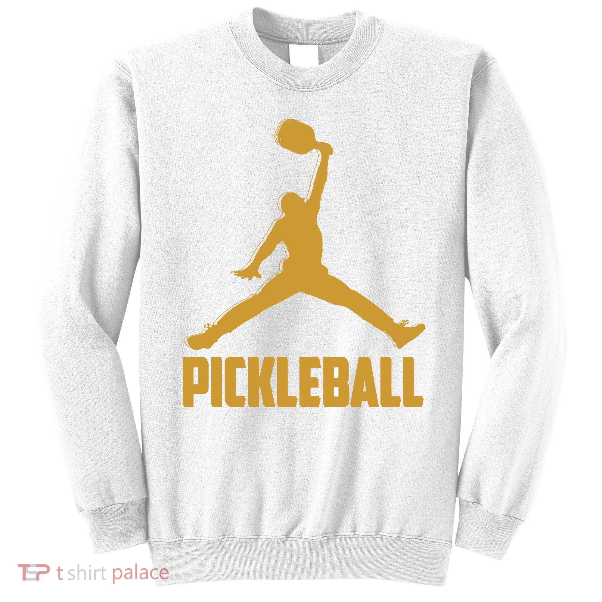 Gold Pickleball Sports Logo Sweatshirt