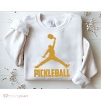 Gold Pickleball Sports Logo Sweatshirt thumb 2