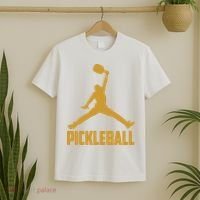 Gold Pickleball Sports Logo T-Shirt thumb 2