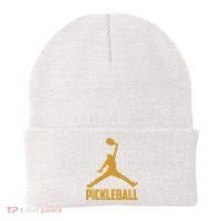 Gold Pickleball Sports Logo Beanie thumb 0