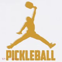 Gold Pickleball Sports Logo Women's Hoodie thumb 2