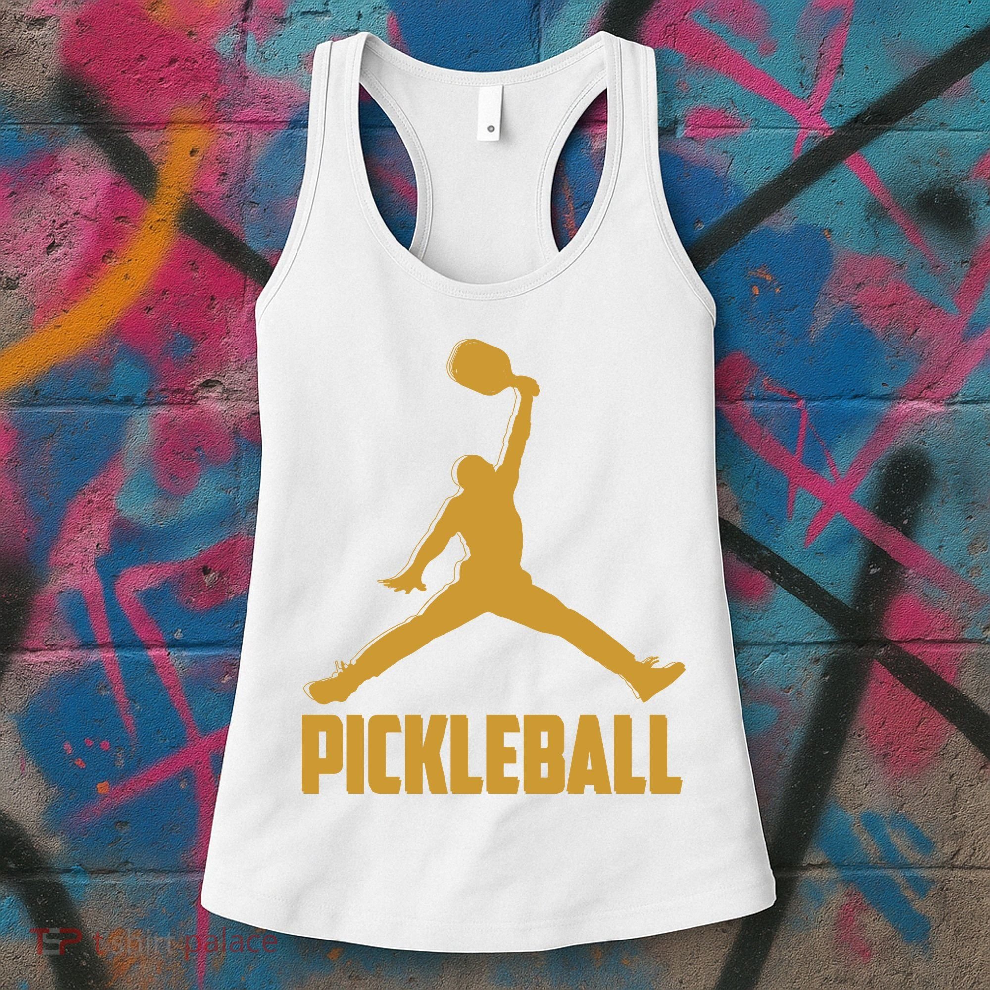 Gold Pickleball Sports Logo Women's Tank Top