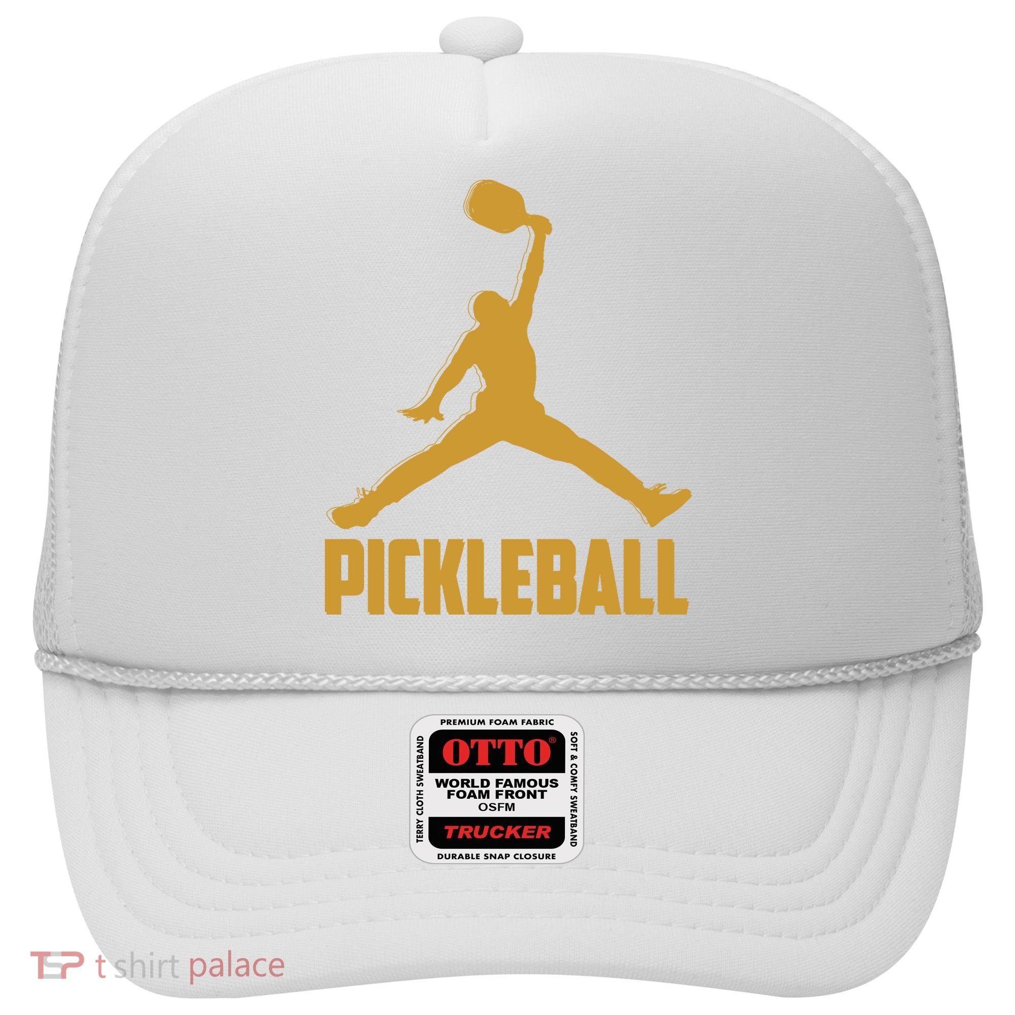 Gold Pickleball Sports Logo Hat
