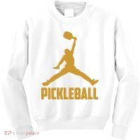 Gold Pickleball Sports Logo Kids Sweatshirt thumb 0