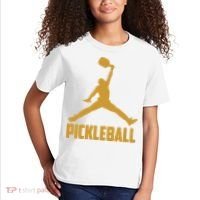 Gold Pickleball Sports Logo Kids T-Shirt thumb 2