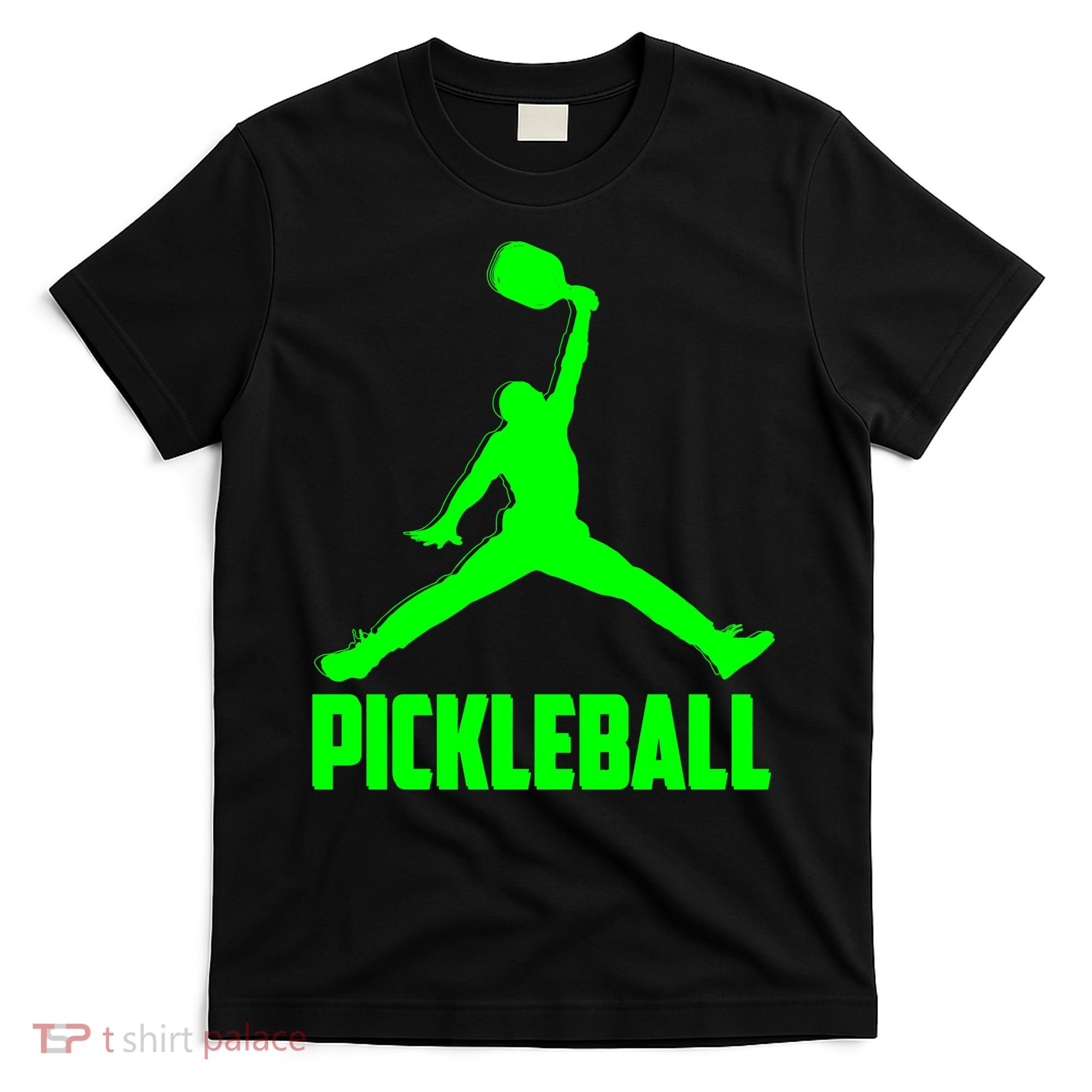 Green Pickleball Sports Logo T-Shirt