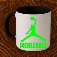 Green Pickleball Sports Logo Coffee Mug thumb 2