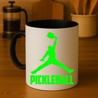 Green Pickleball Sports Logo Coffee Mug thumb 4