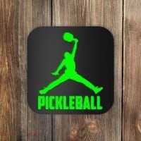 Green Pickleball Sports Logo Coaster thumb 0