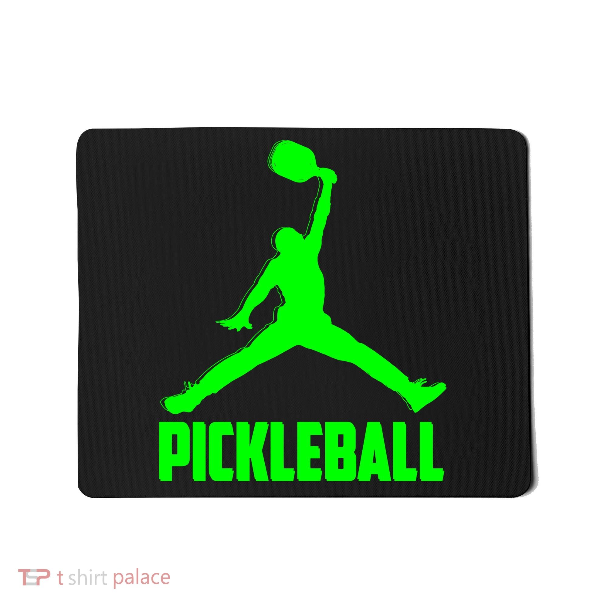 Green Pickleball Sports Logo Mousepad
