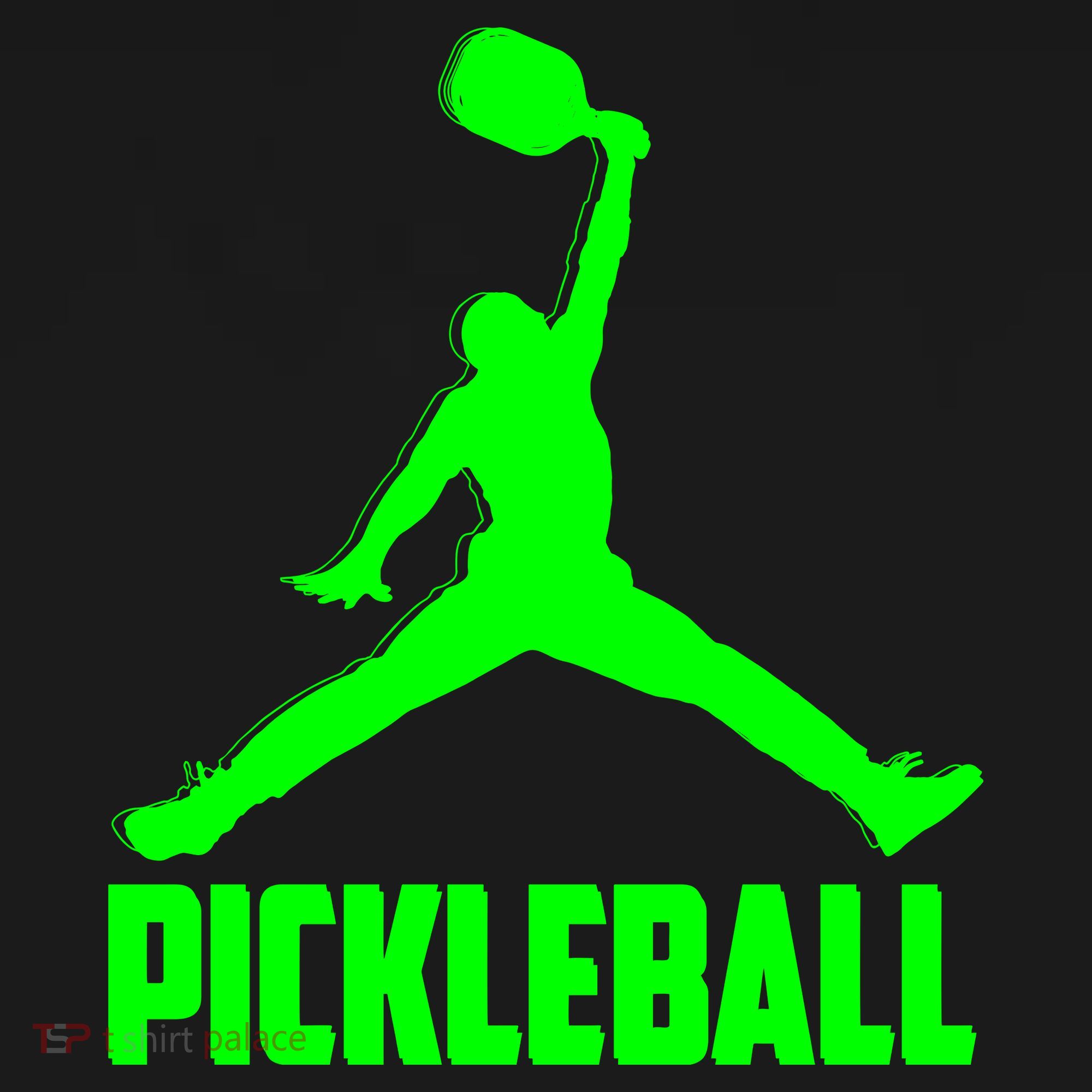 Green Pickleball Sports Logo Mousepad