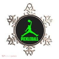 Green Pickleball Sports Logo Ornament thumb 0