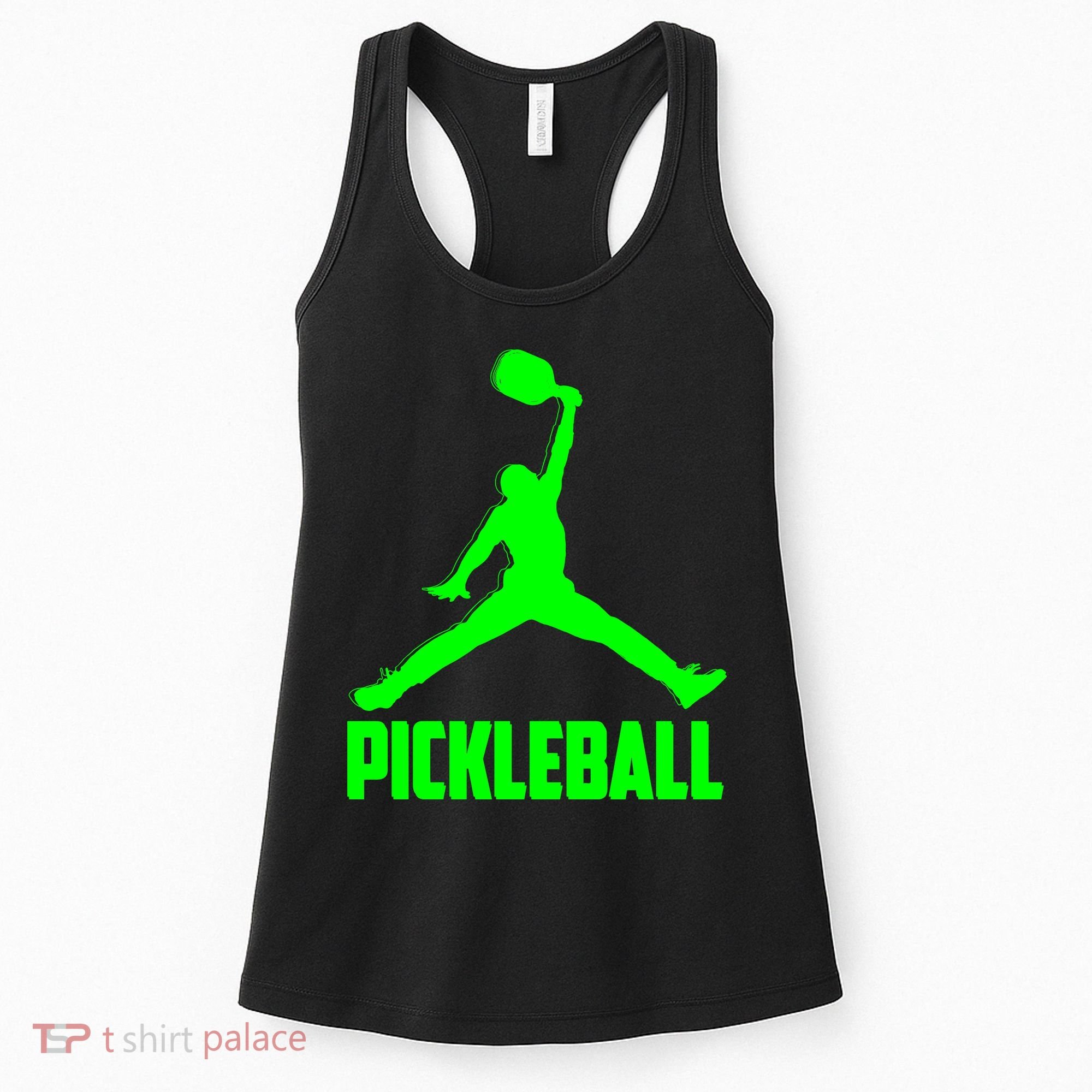 Green Pickleball Sports Logo Women's Tank Top