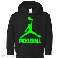 Green Pickleball Sports Logo Toddler Hoodie thumb 0