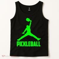 Green Pickleball Sports Logo Tank Top thumb 2
