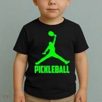 Green Pickleball Sports Logo Toddler T-Shirt thumb 2
