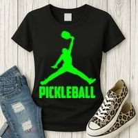 Green Pickleball Sports Logo Women's T-Shirt thumb 3
