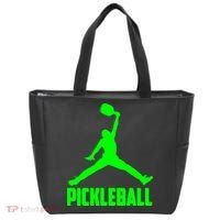 Green Pickleball Sports Logo Tote Bag thumb 0