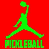 Green Pickleball Sports Logo Santa Hat thumb 1