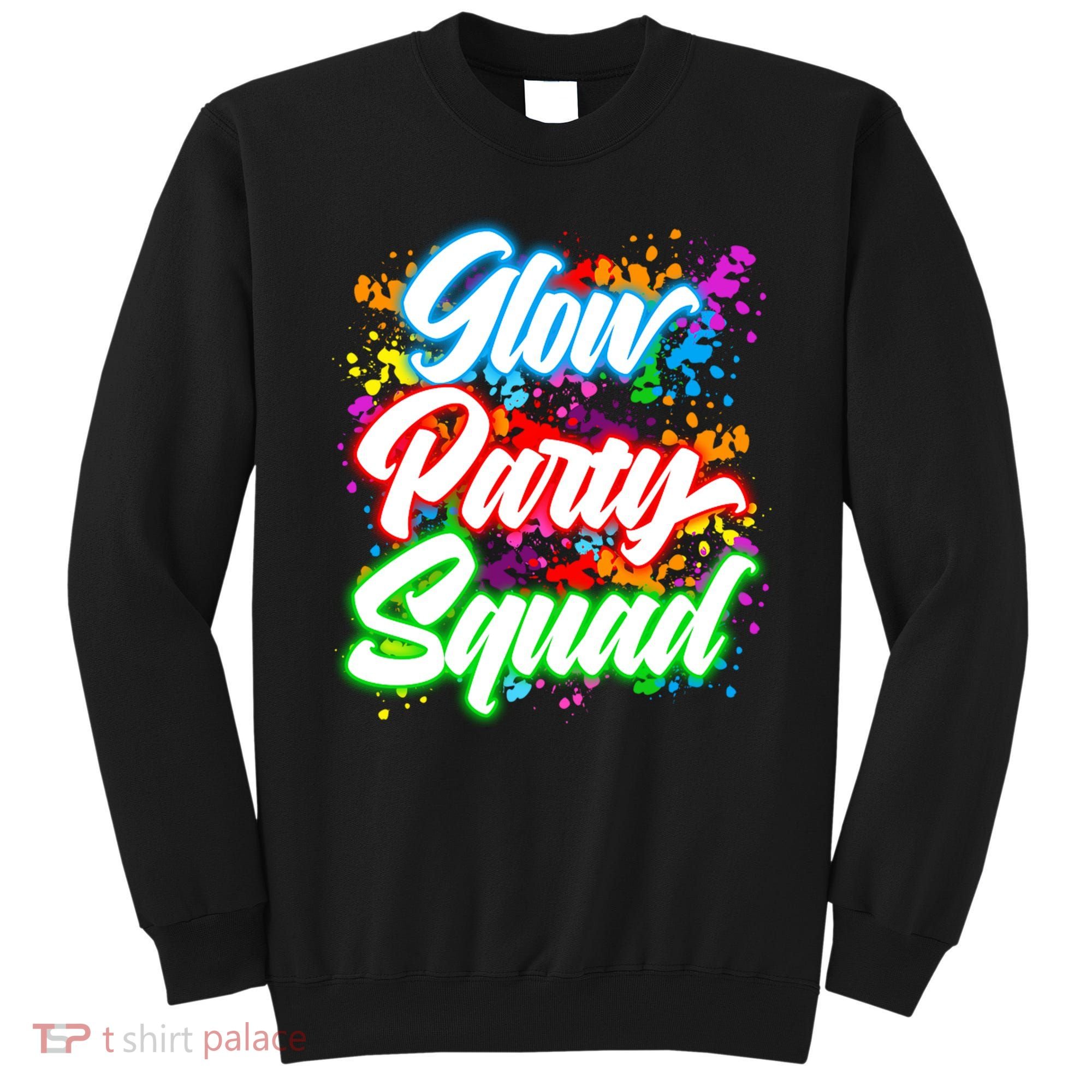 Glow Party Squad Neon Sweatshirt