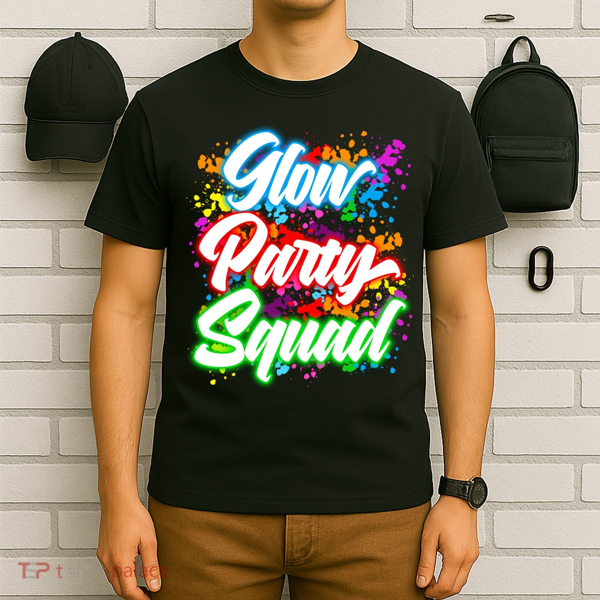 Glow Party Squad Neon T-Shirt