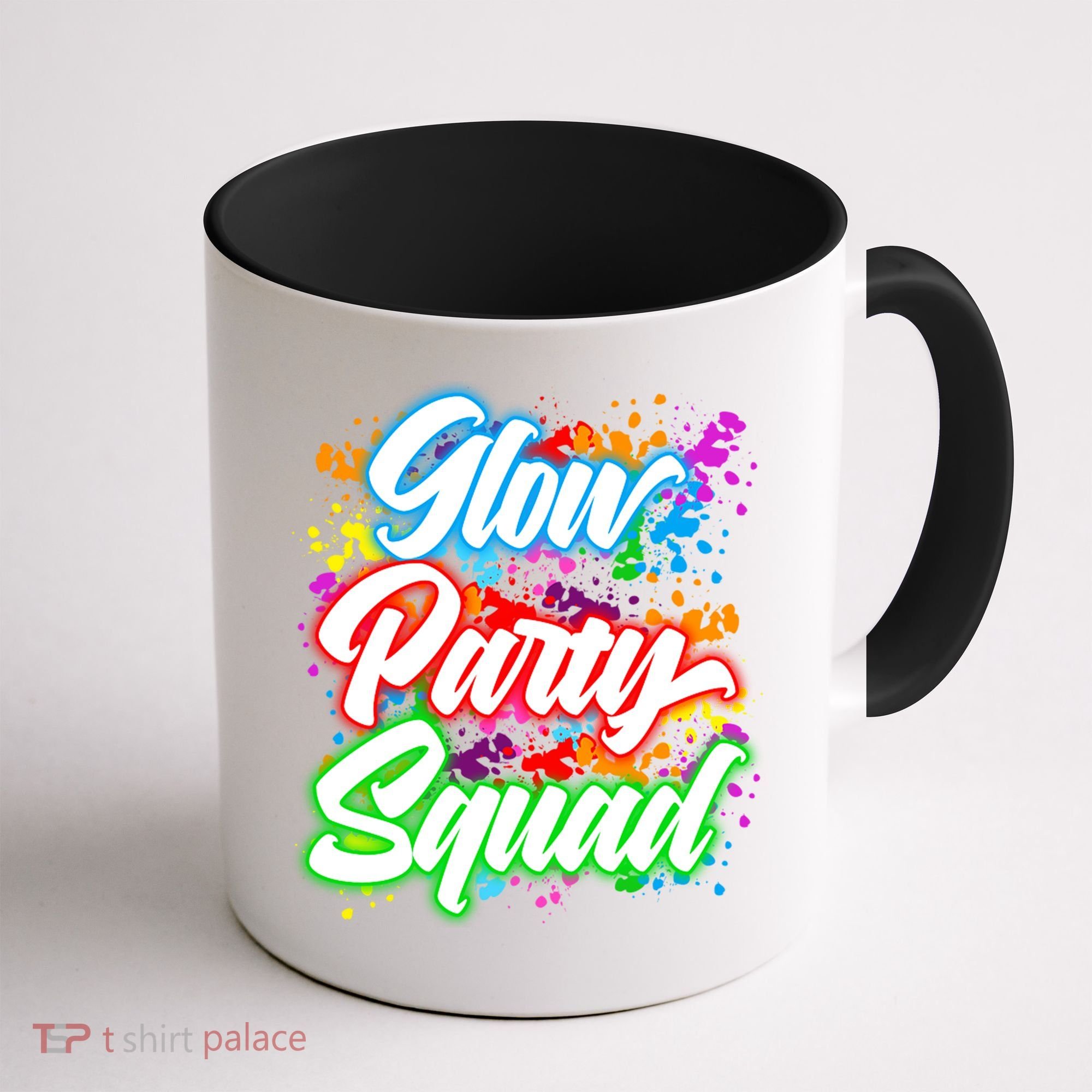 Glow Party Squad Neon Coffee Mug