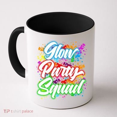 Glow Party Squad Neon Coffee Mug