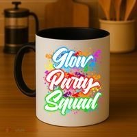 Glow Party Squad Neon Coffee Mug thumb 4
