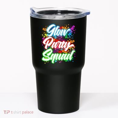 Glow Party Squad Neon Tumbler